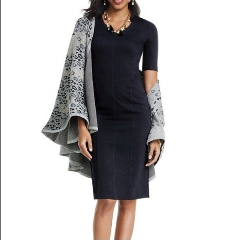 CAbi Claire Ponte Dress EUC